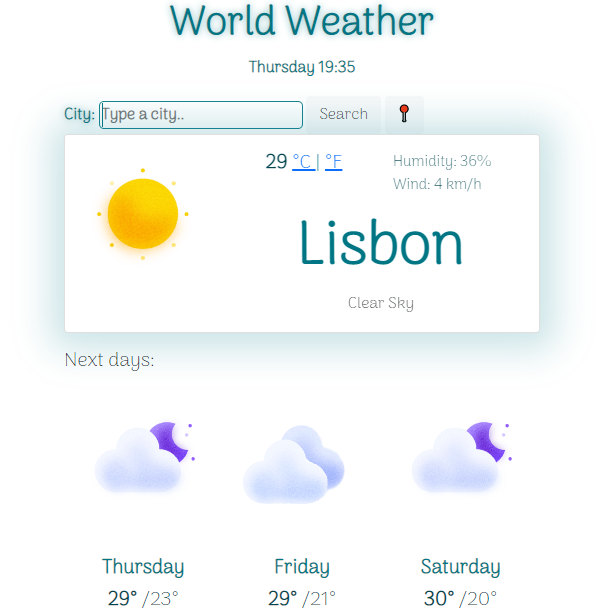 Image from weather project